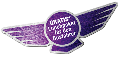 Gratis Lunchpaket für Busfahrer Gratis Lunchpaket für Busfahrer